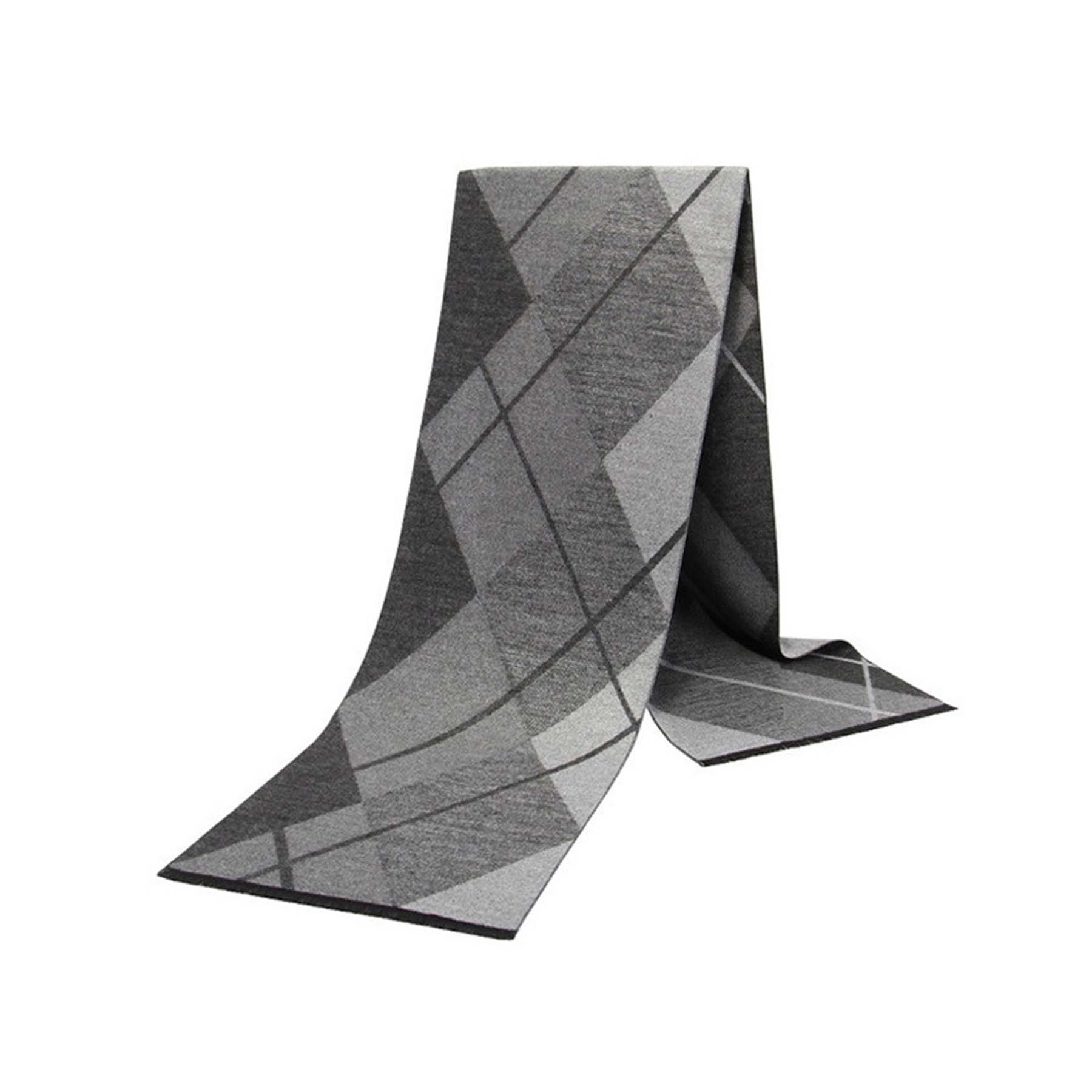Classic Wool Winter Plaid Scarf 4