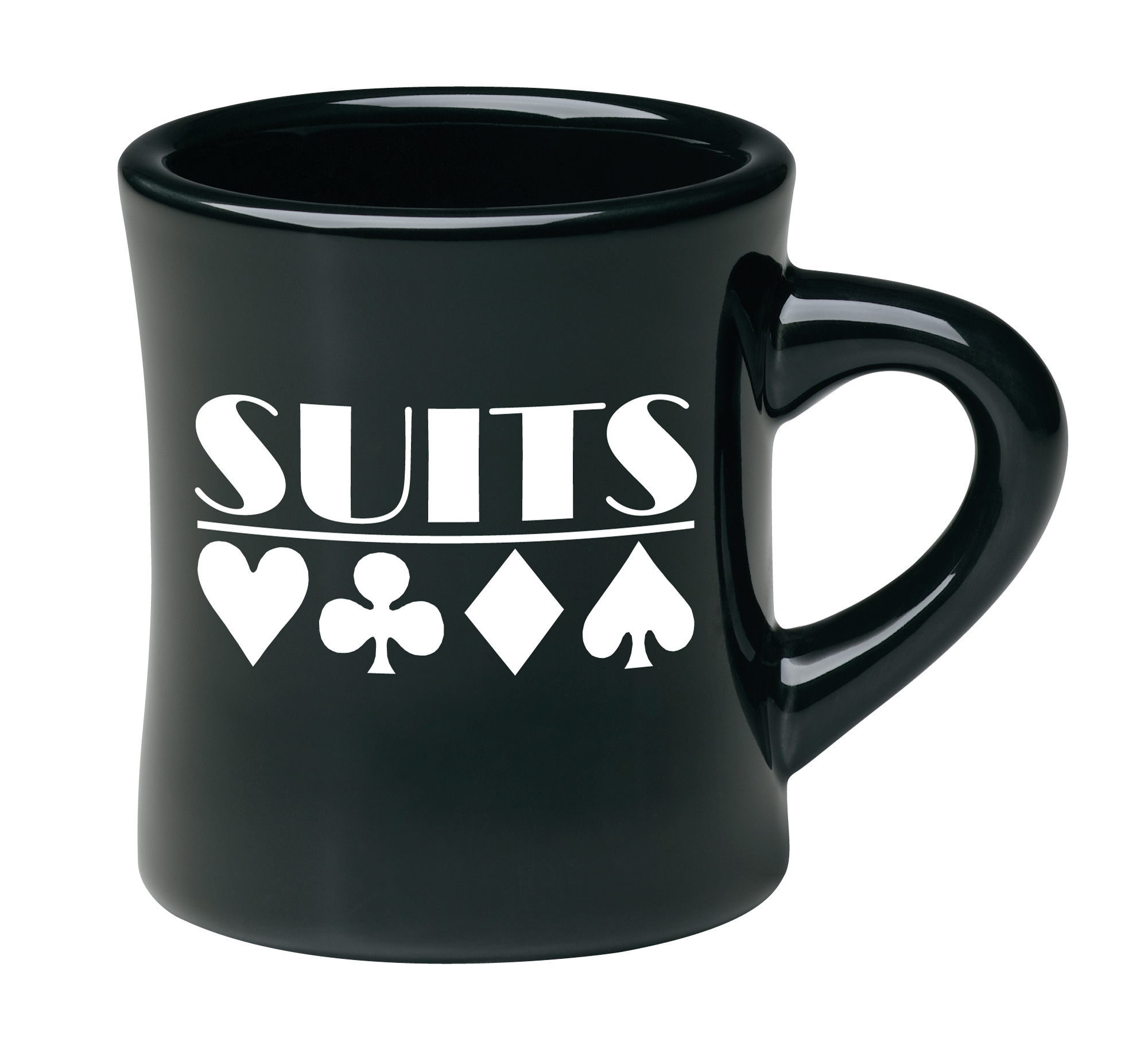 10 oz Black Military / Diner Mug