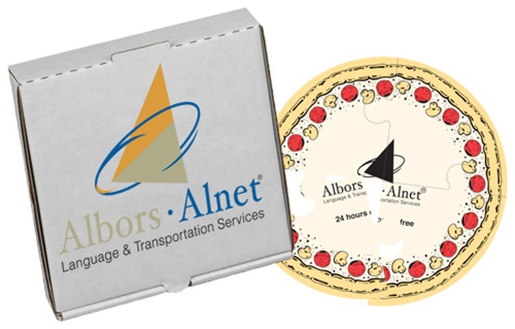 4 Pieces - 8" Diameter - Medium Puzzle in Box 1