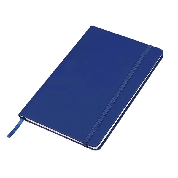 A5 Lined Hardcover Business Notebook with Strap 5
