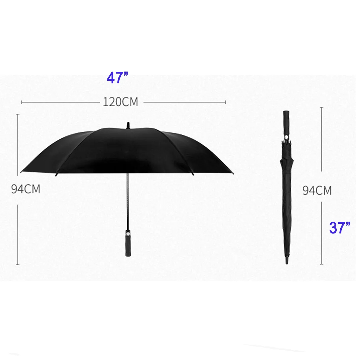 27 Inches Automatic Open Golf Umbrella 3