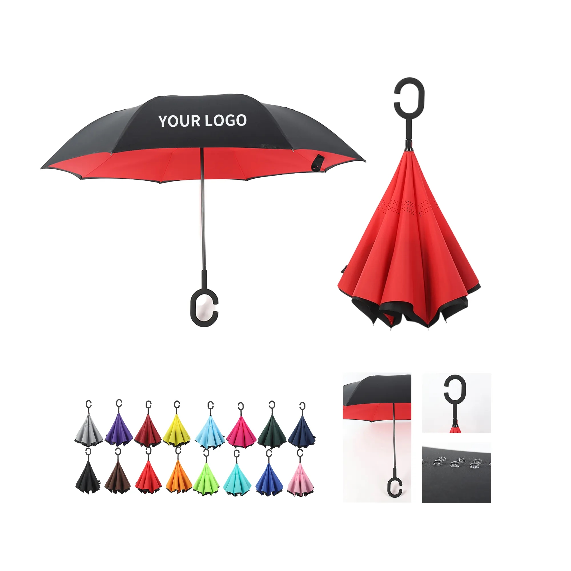 Pongee Inversion Umbrella 4