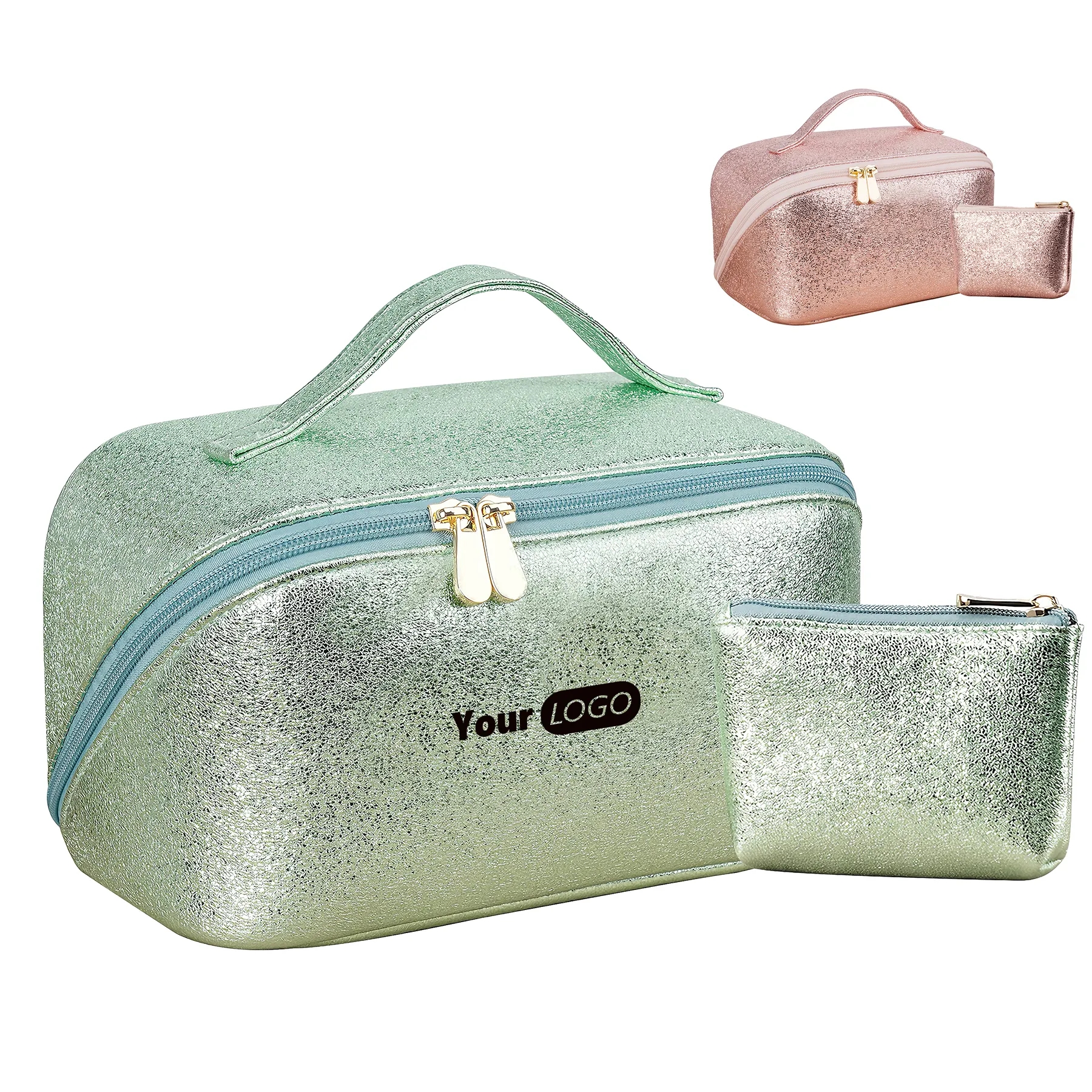 Polyurethane Large Capacity Multifunctional Travel Makeup Ba 2