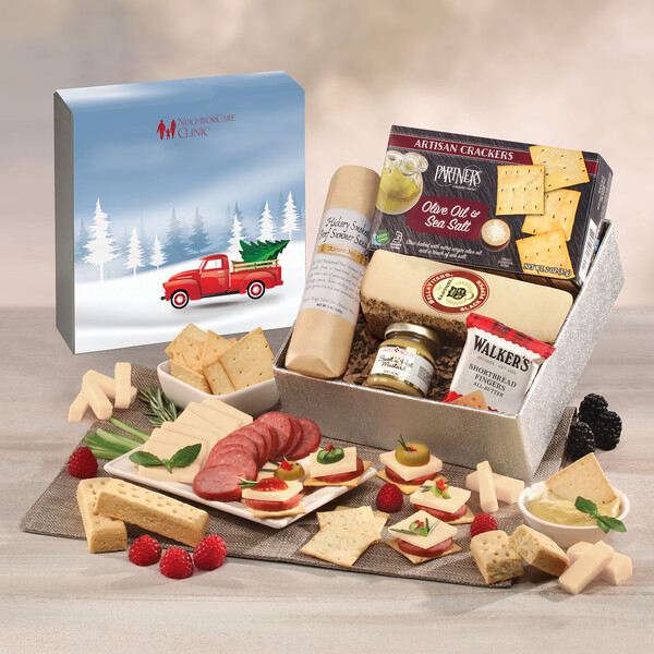 Snack Lover's Gift Box with Red Truck Sleeve 4