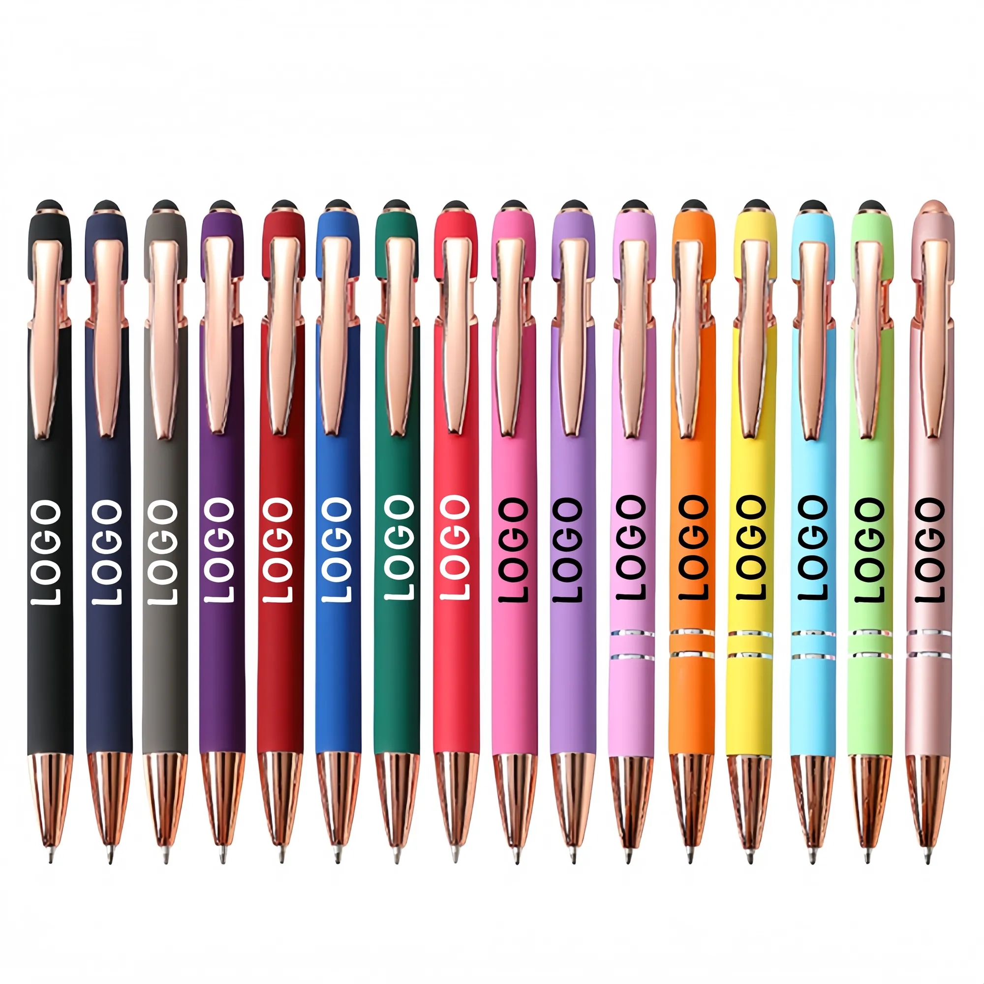 Retractable Ballpoint Pen with Stylus Tip 4