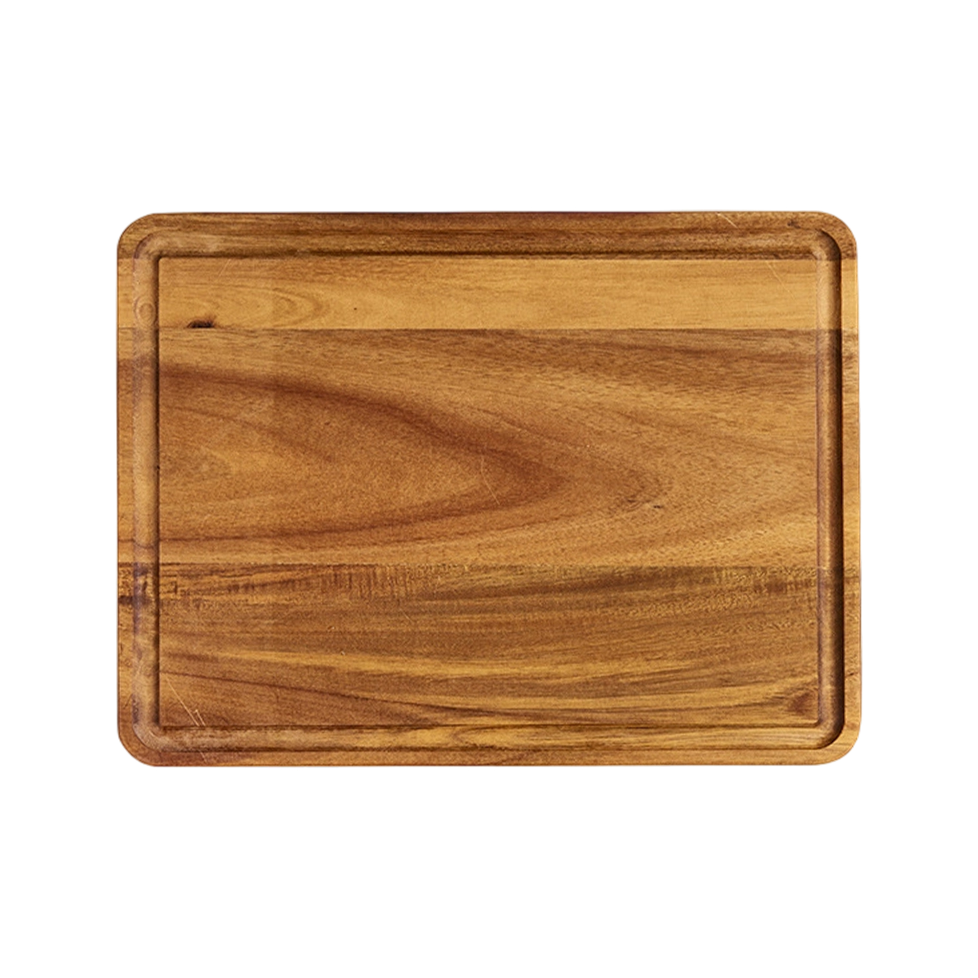 Acacia Wood Rectangular Cutting Board With Juice Groove 2