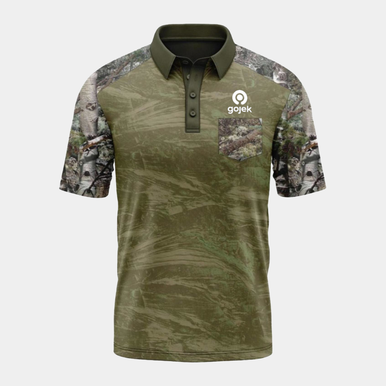 Mossy Oak® Men's 4.4 oz. Polyester Interlock Polo with Pocket 2