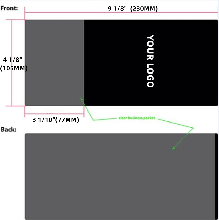 Advertising promotion contract invoice check plastic file bag 1