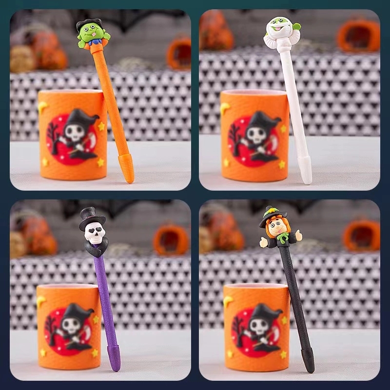 Halloween Pumpkin Witch Skull Heads Ghost Pen 3