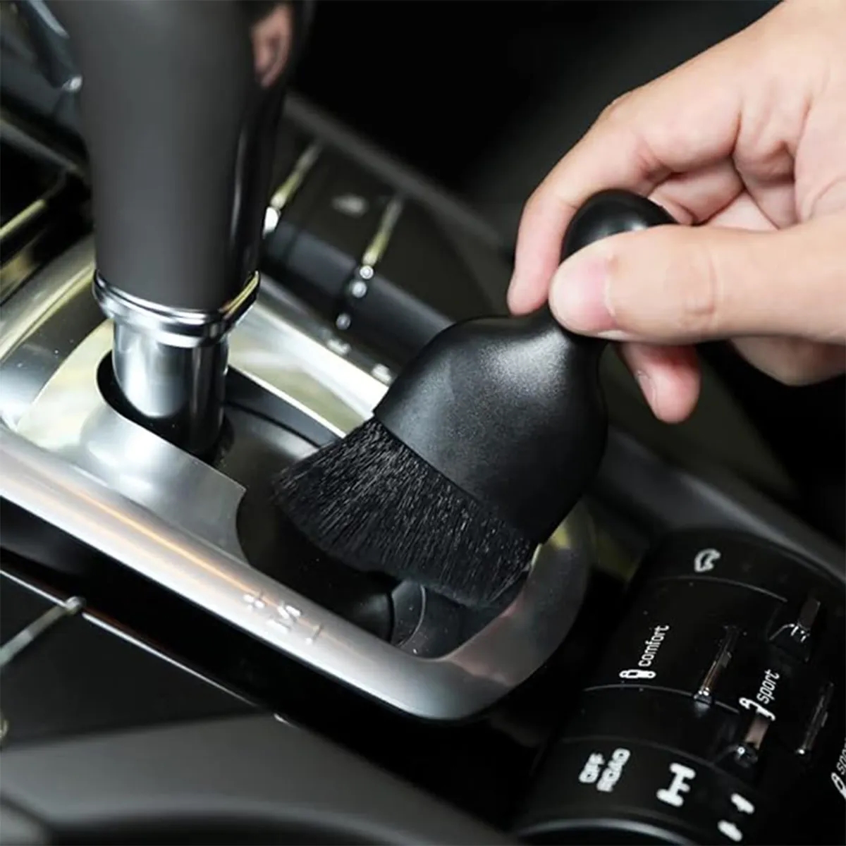 Soft Bristle Cleaning Car Interior Detailing Dusting Brush 4