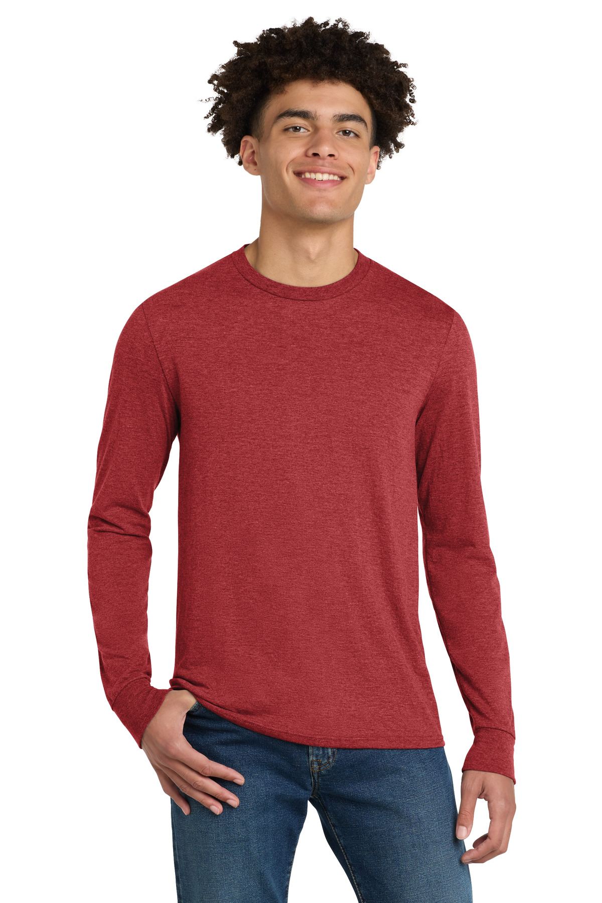 District Perfect Tri Long Sleeve Tee . DM132 55