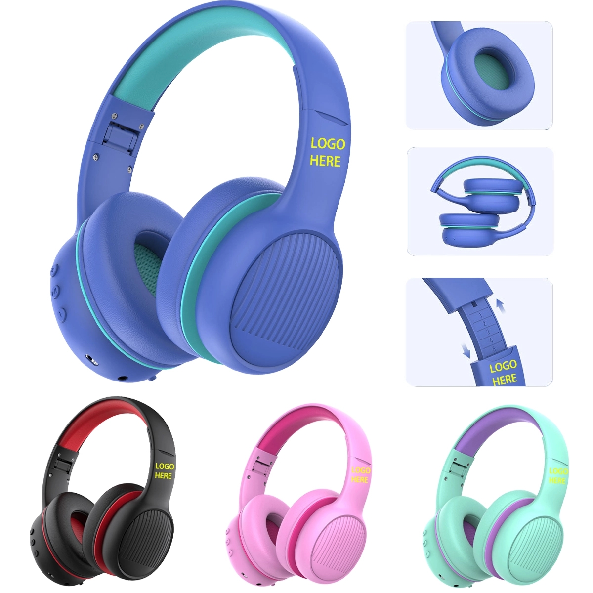 Headphones Bluetooth Wireless Kids Volume Limit 2