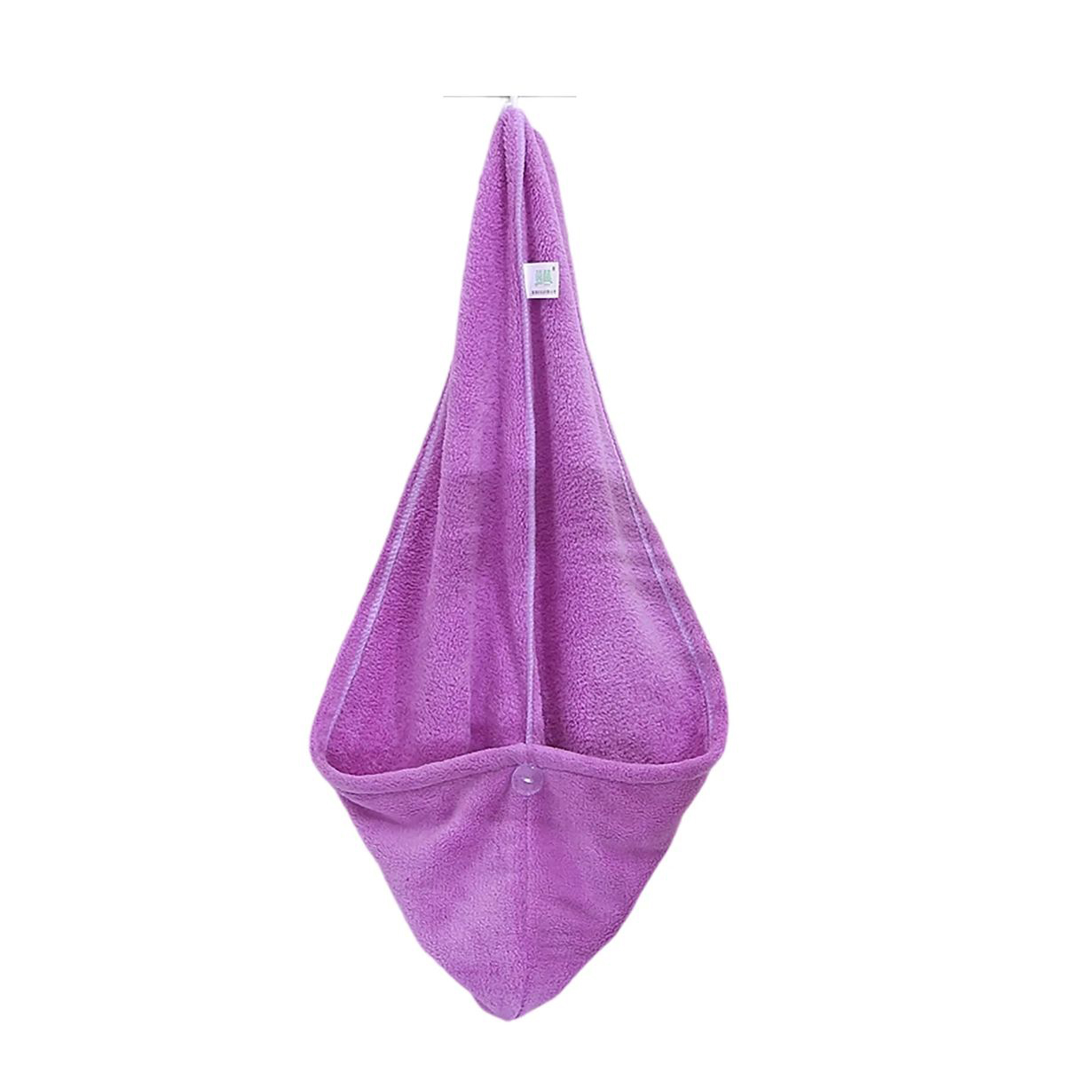 Absorbent Coral Fleece Hair Wrap Cap 11