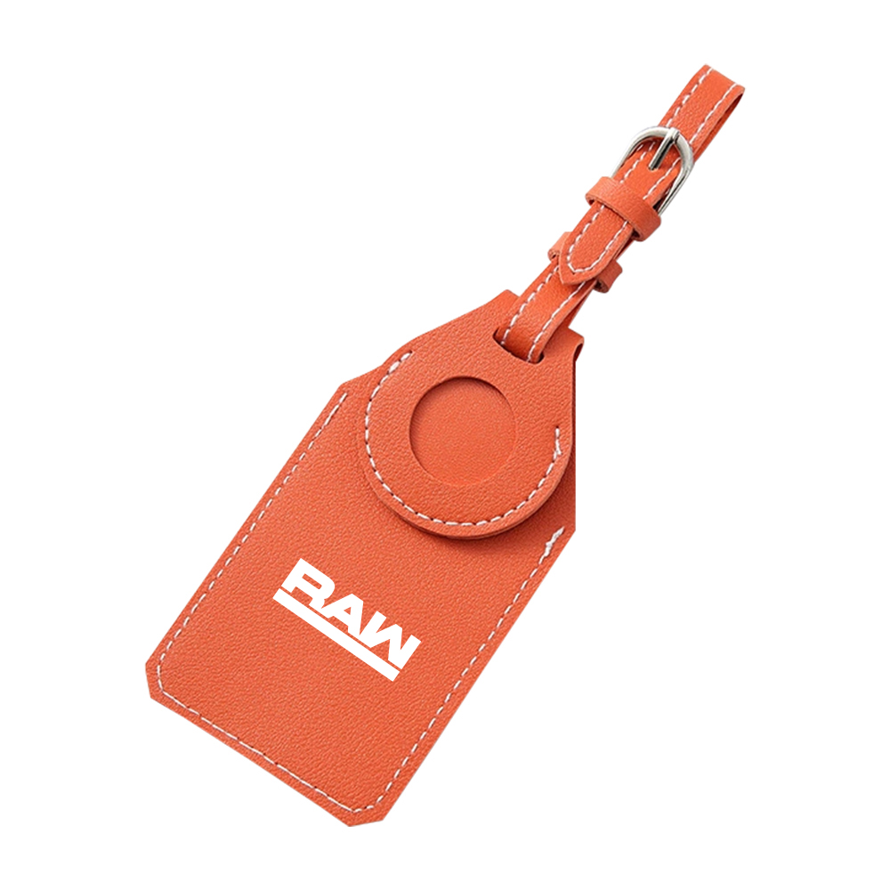 PU Luggage Tag with AirTag Slot 12