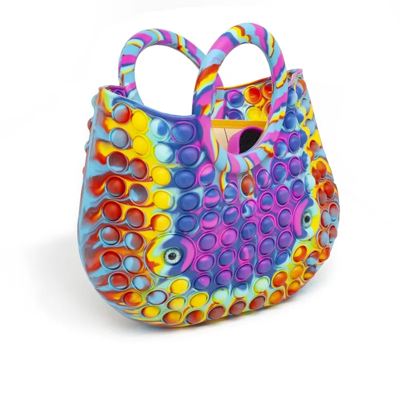 Duck Silicone Fidget Pop It Handbag 2