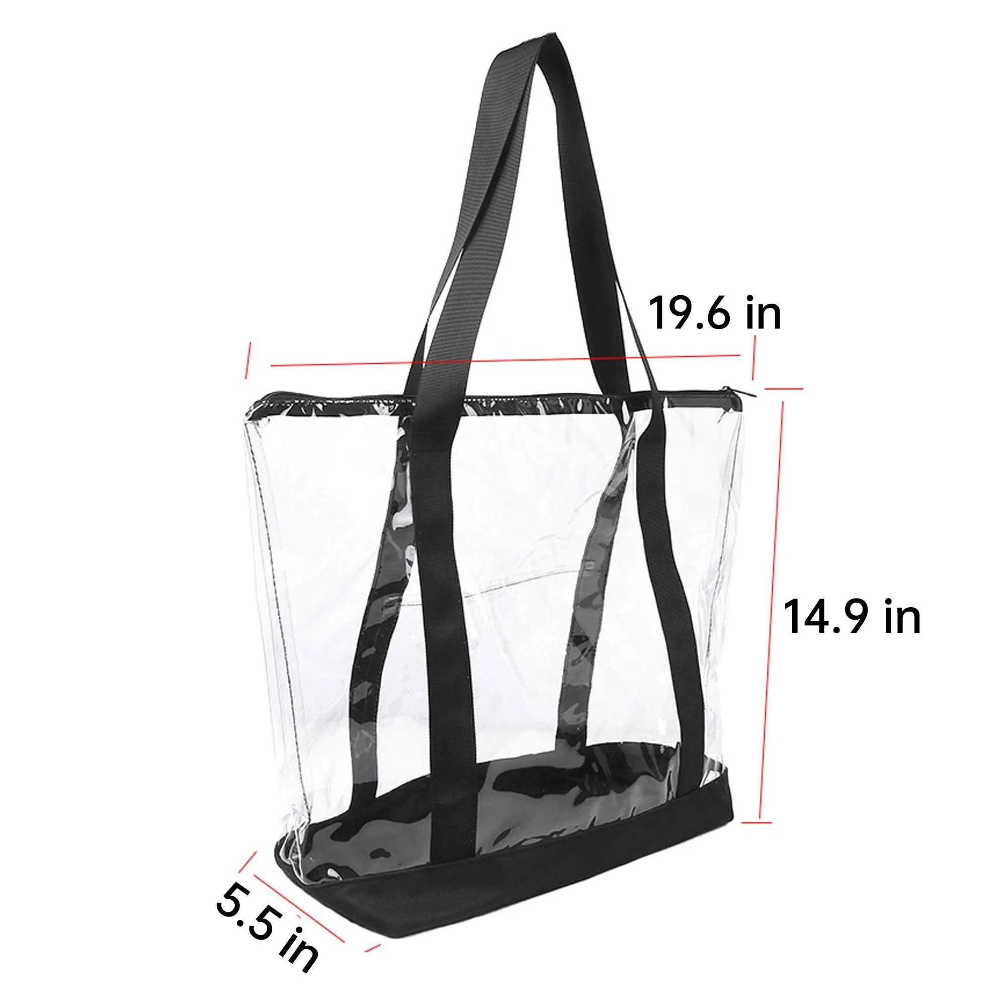 Custom Handy Laundry Clear Tote Bag 3