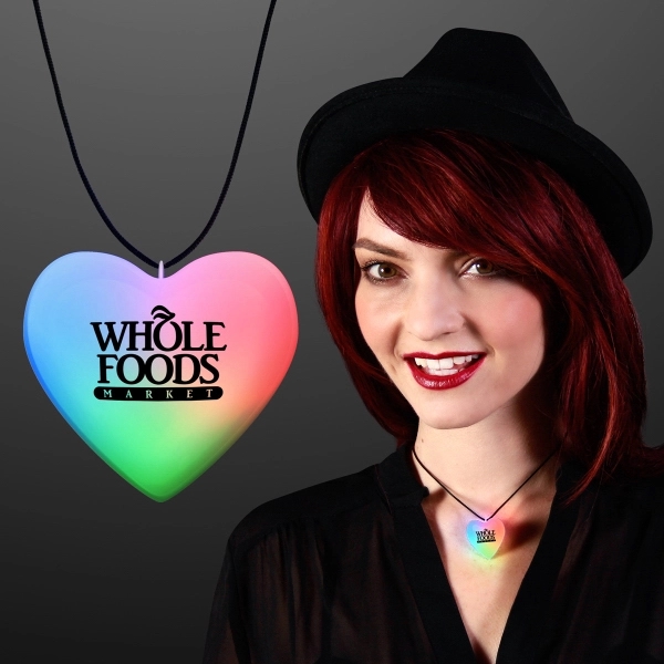 Aurora Heart LED Fashion Necklace 1