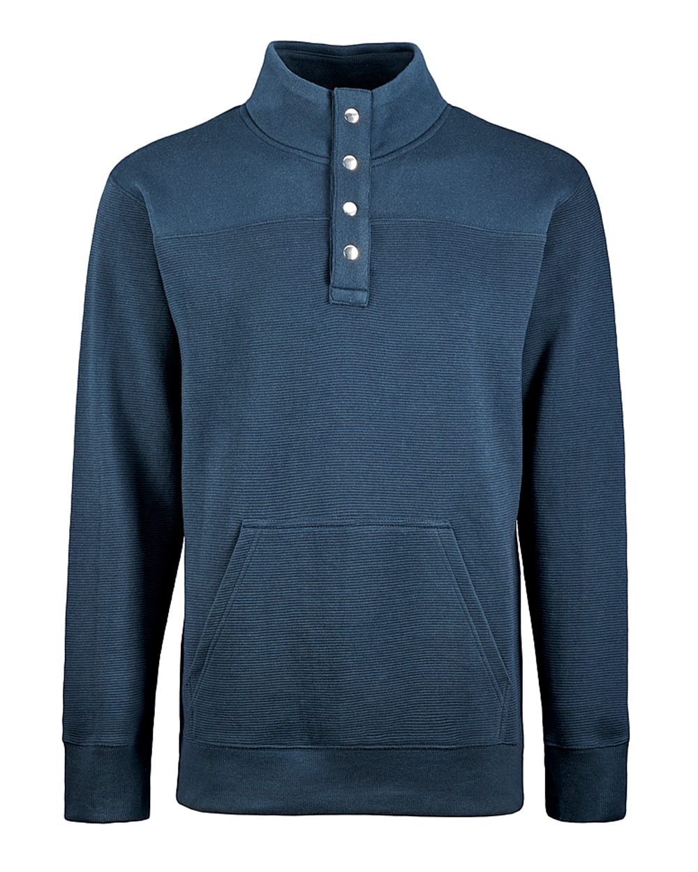 Men's Ripple Fleece Snap Sweatshirt - 8708, custom hoodie or sweatshirt with logo imprint 3