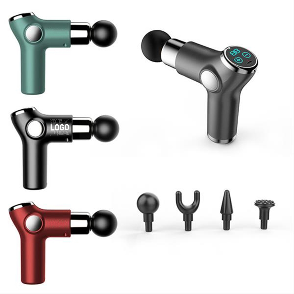 Lcd Fascia Gun Deep Tissue Percussion Muscle Massager 3