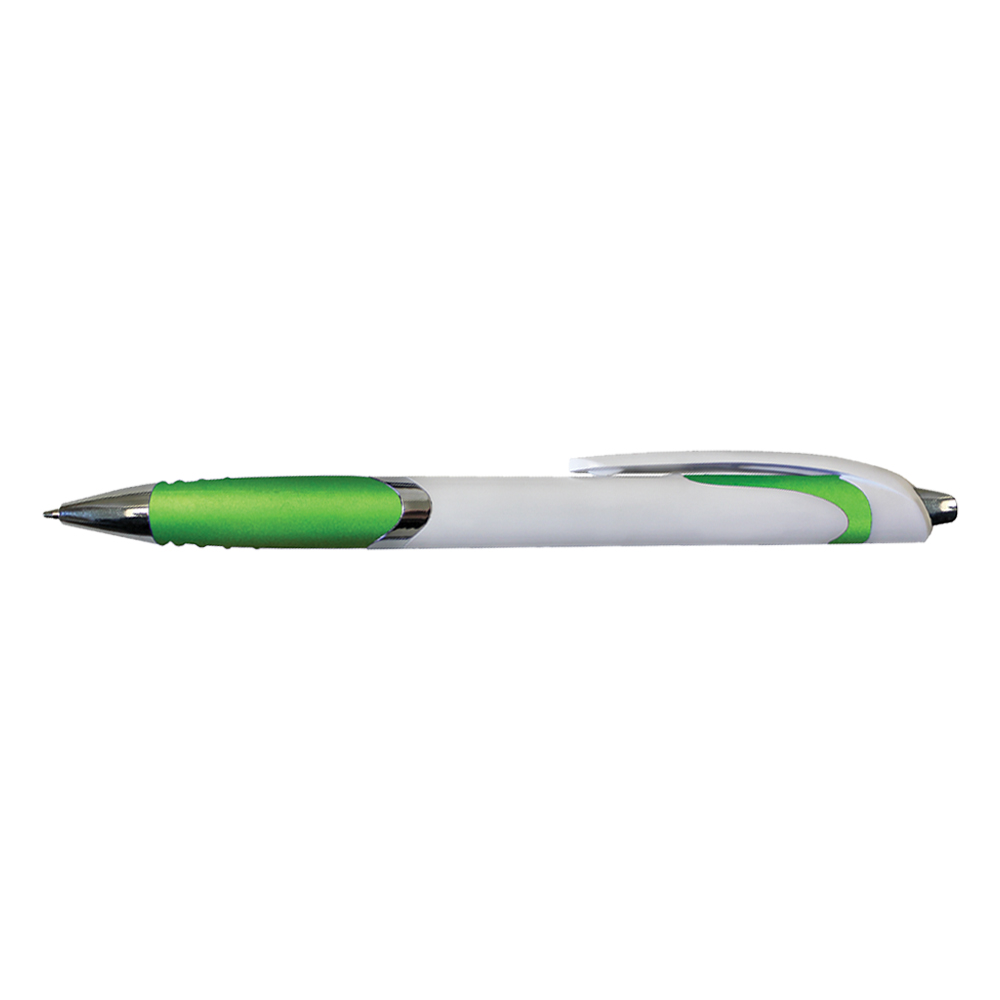 White Crest Grip Pen 2