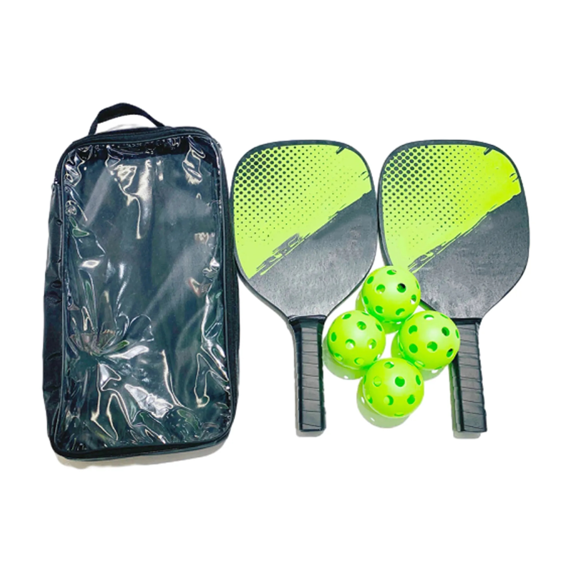 4 Pickleball Balls And 2 Rackets Set 5