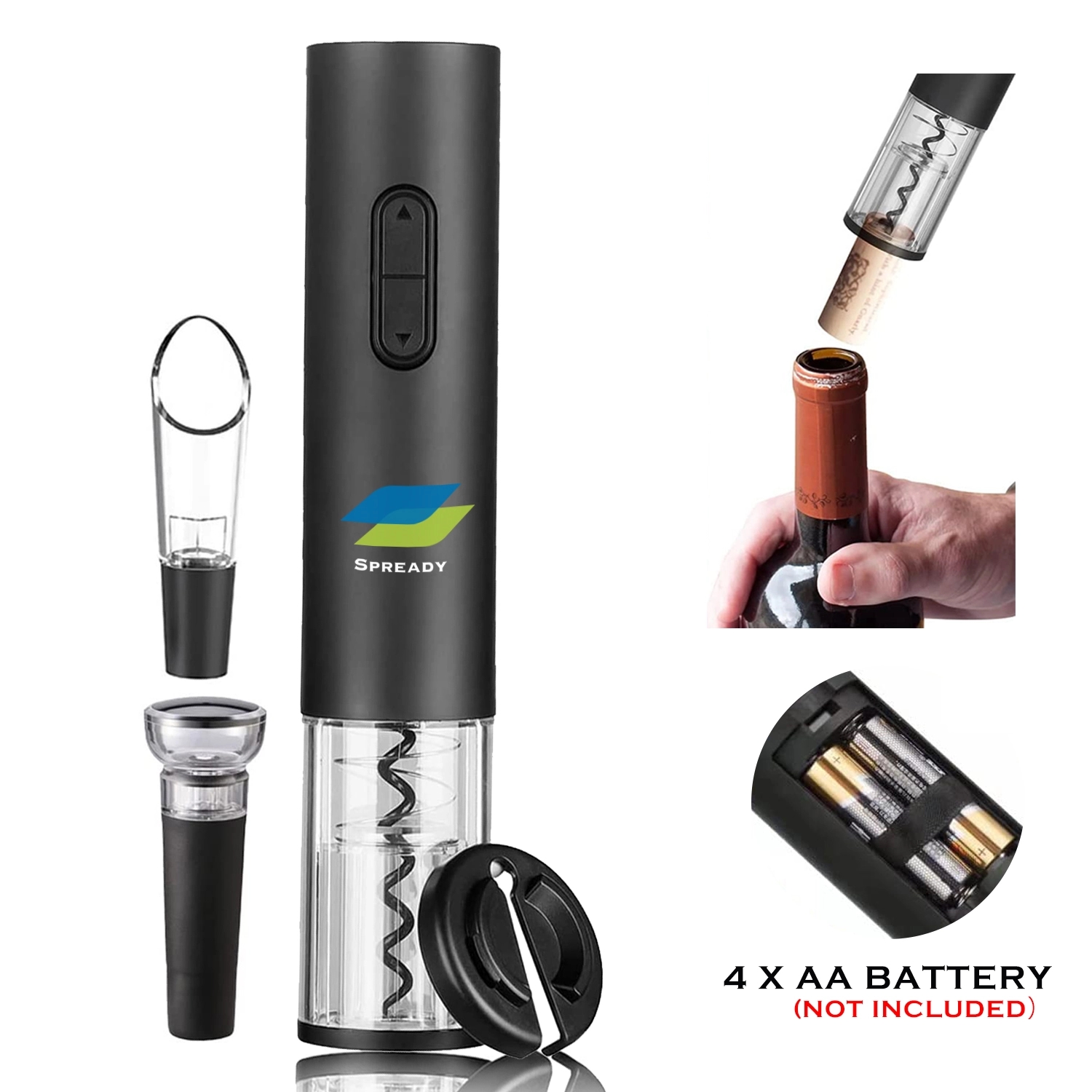 Electric Wine Opener 4 In 1 Set 1