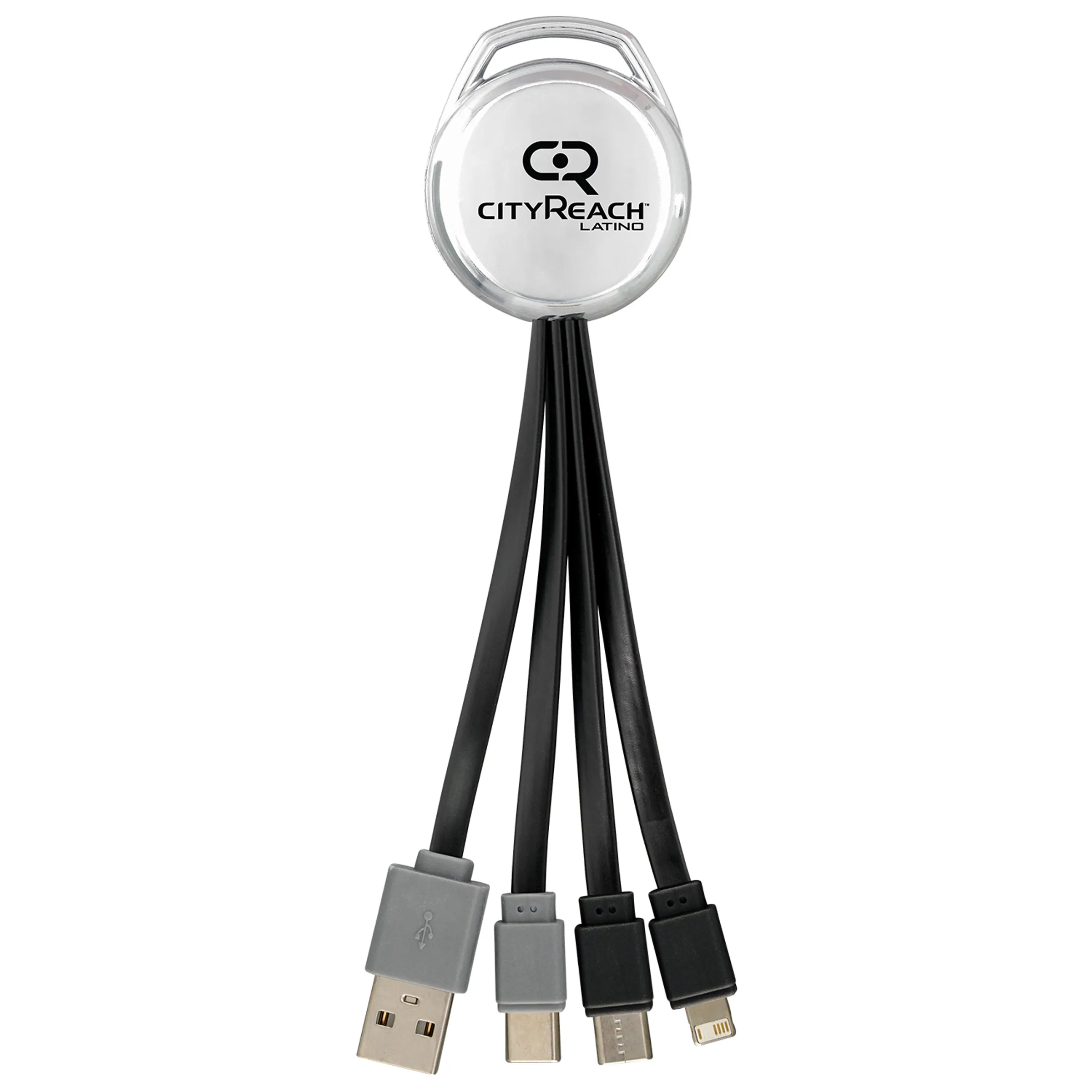 Metallic Vivid Dual Input 3-in-1 Charging Cable 17