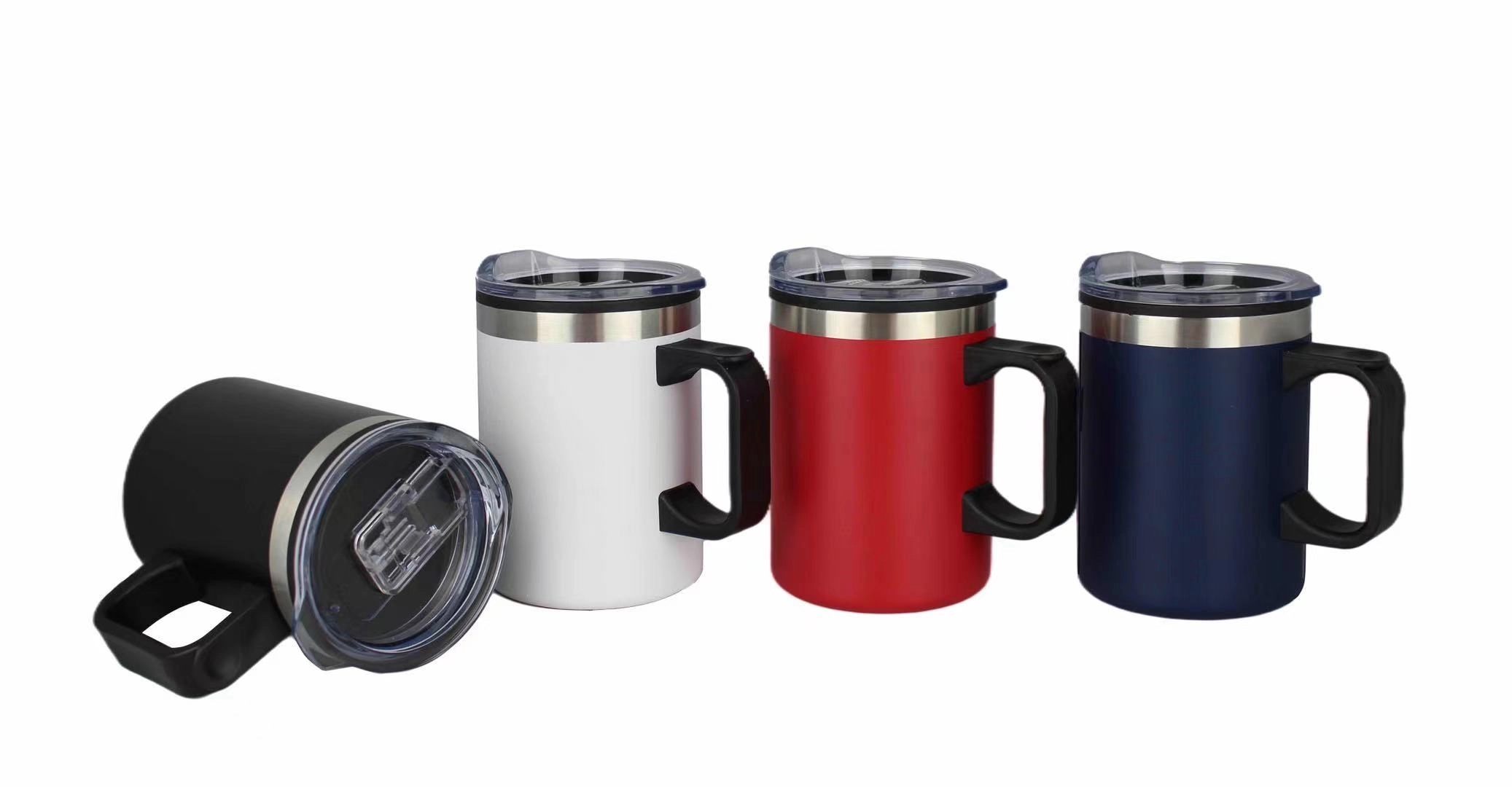 14oz. Stainless Camping Mug W/Handle 8