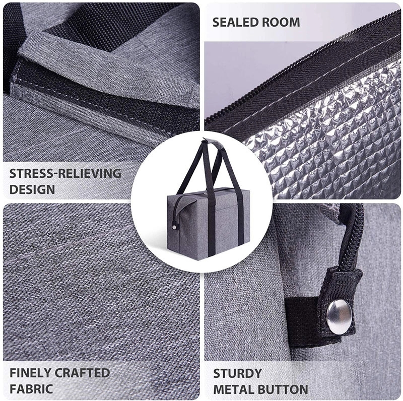 2 Size Lunch Bag Insulated Box 5