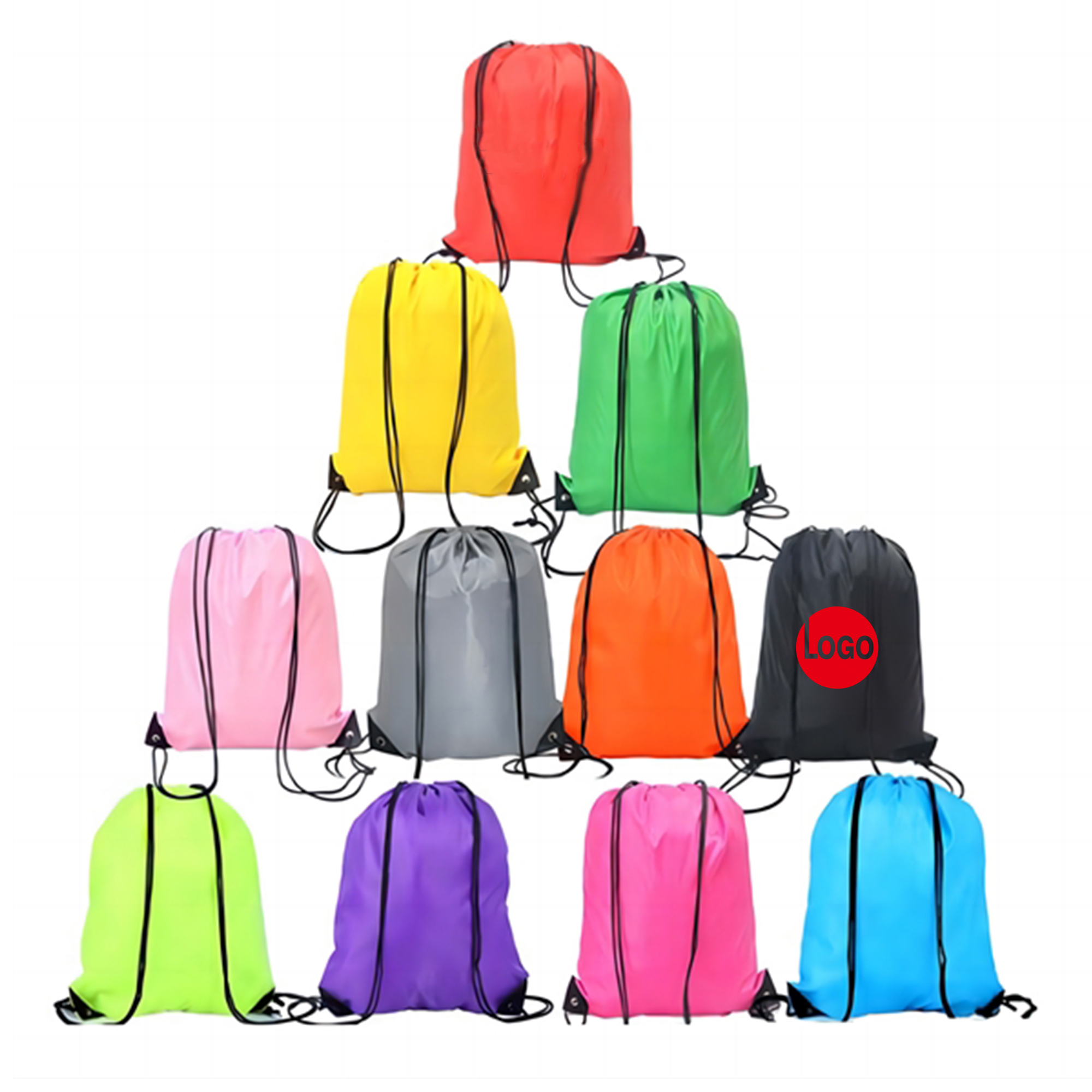 Stylish Polyester Drawstring Bag 2