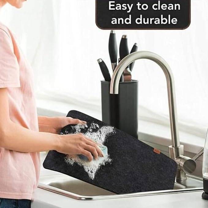 Absorbent Insulated Knife Fork Pouch Placemat Set 5