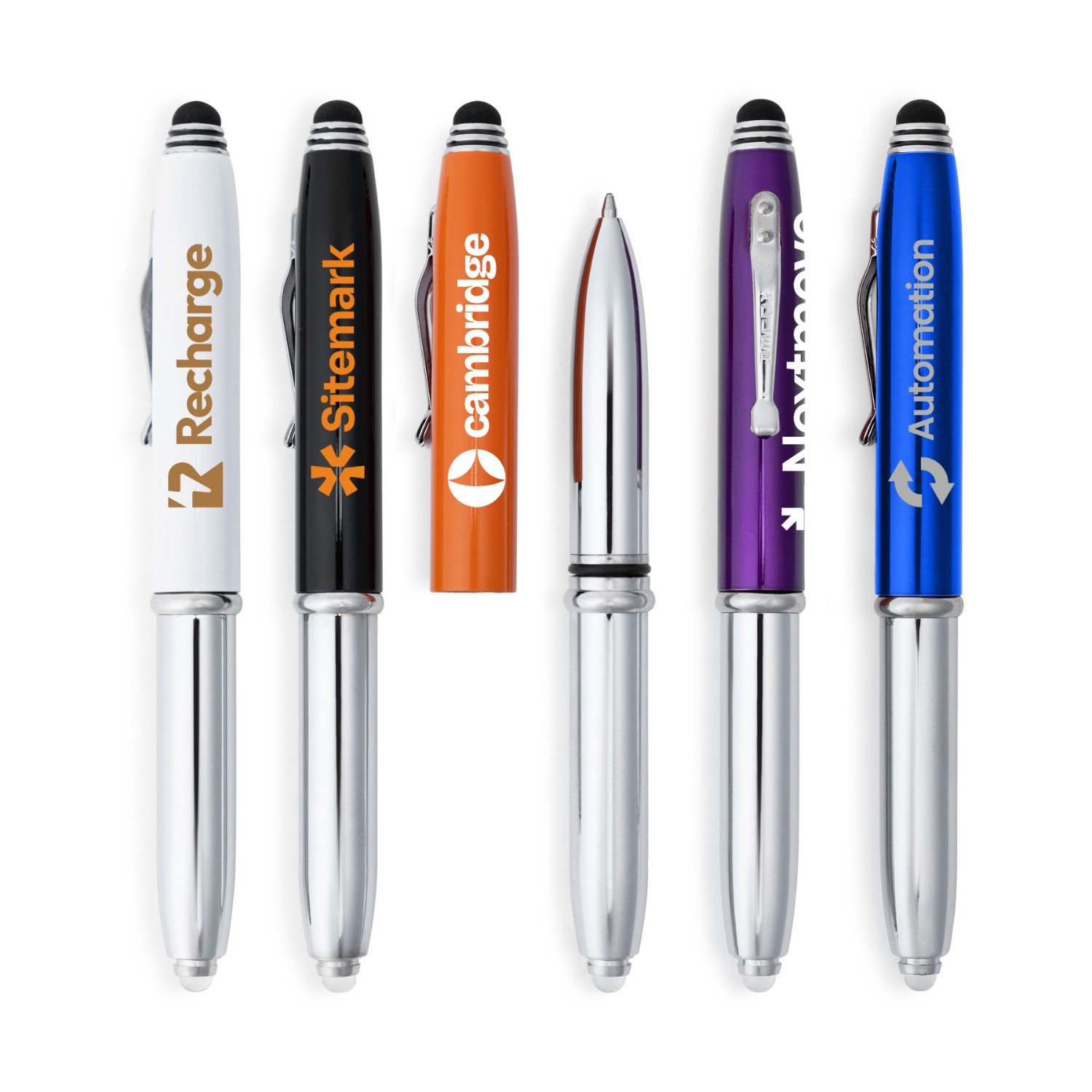 Flashlight and Stylus Metal Pen 4