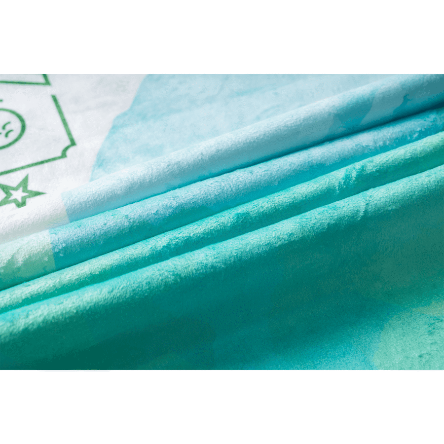 Microfiber Velour Caddy Towel with Cotton Terry Loops - 20"