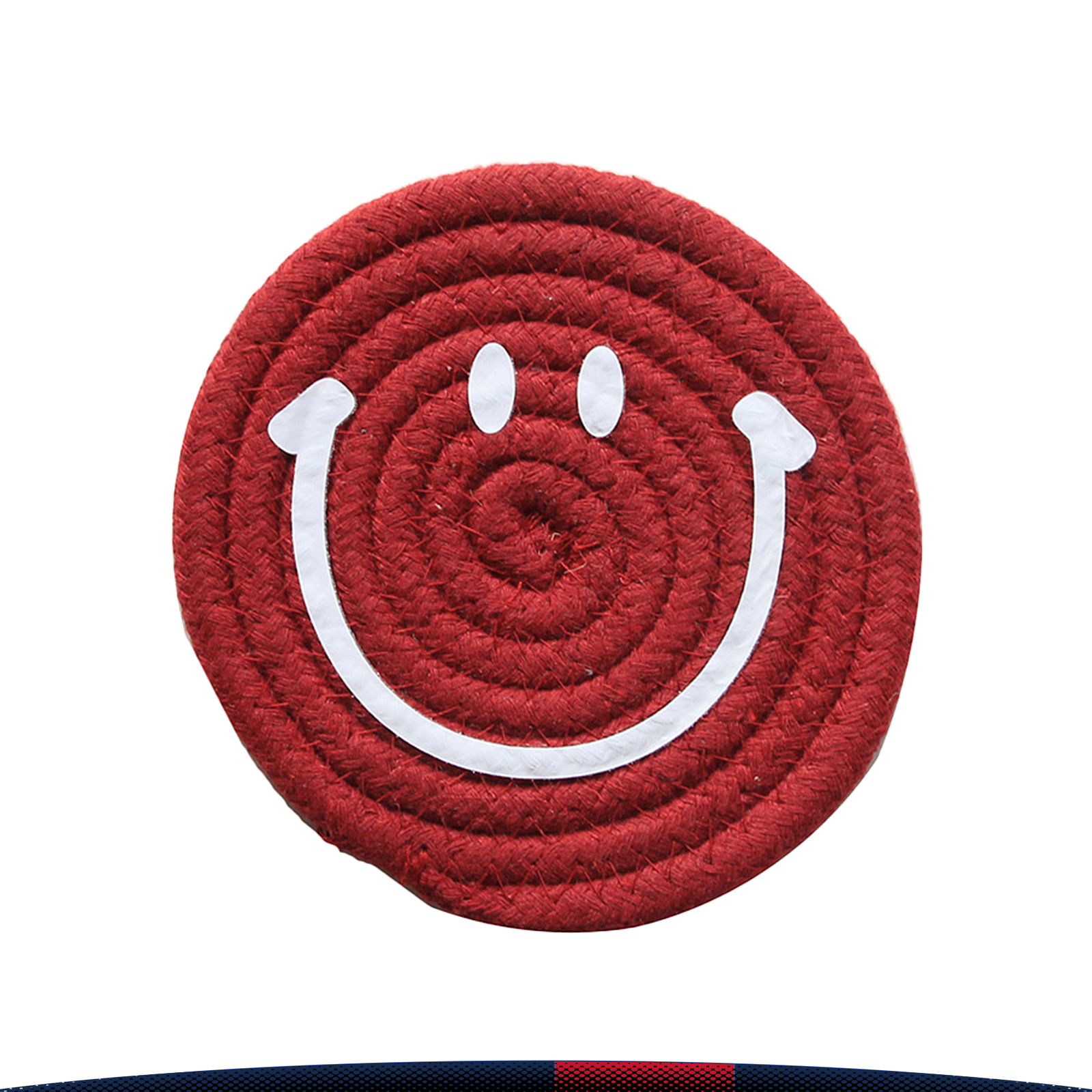 Smiling Face Woven Mat 9