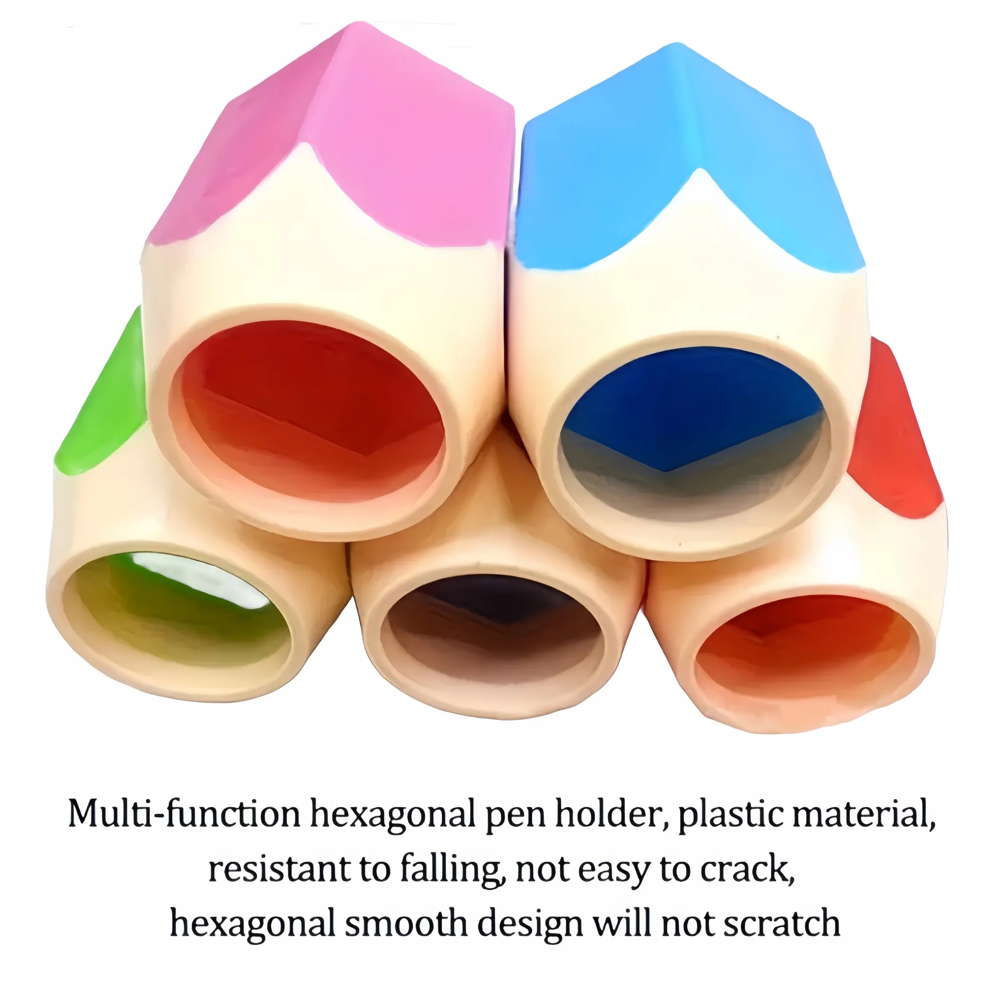 MOQ100 Colorful Pencil Holder Large Capacity Storage Bucket 3