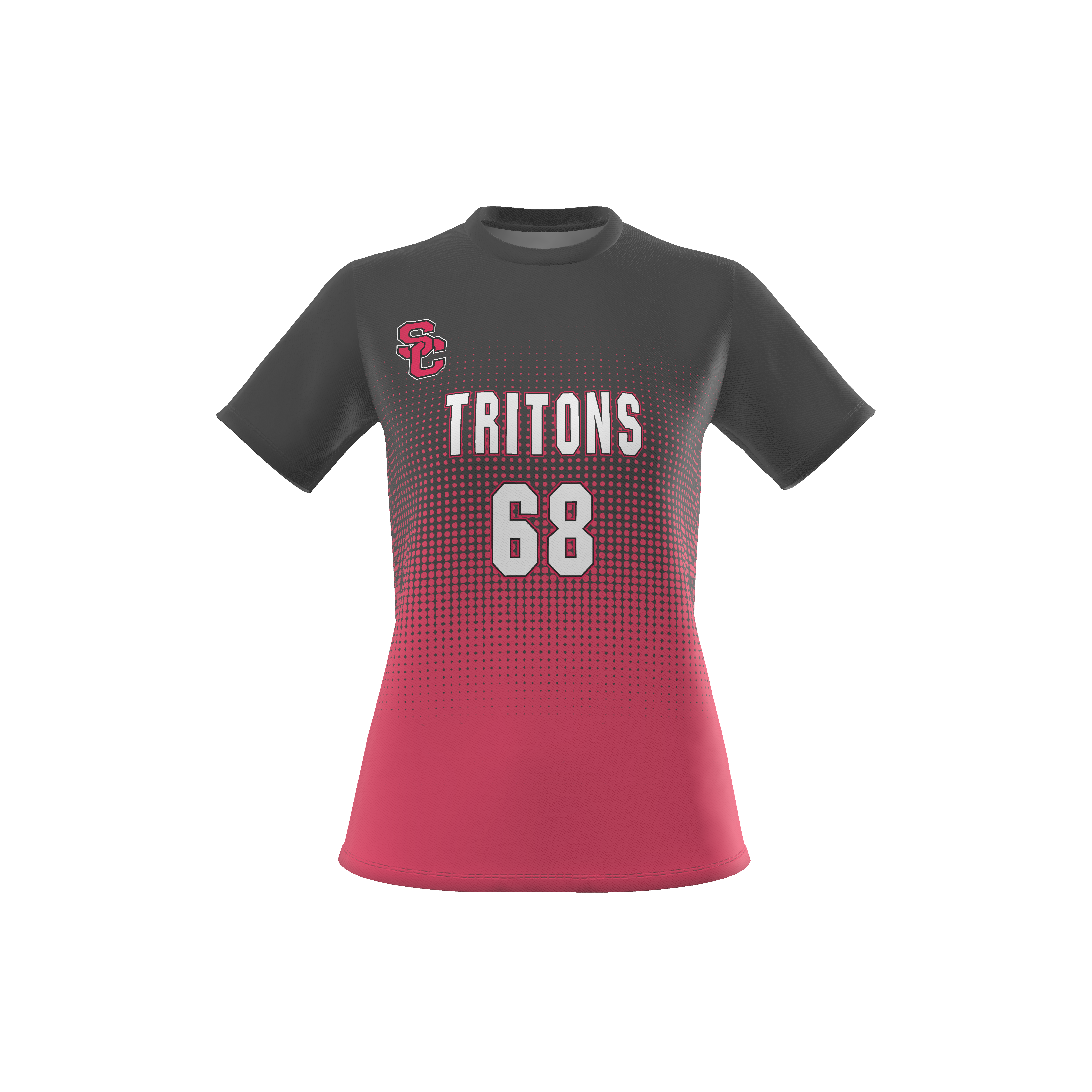 Women's Blitz Short Sleeve Crew Neck T-Shirt - Dynapin 2