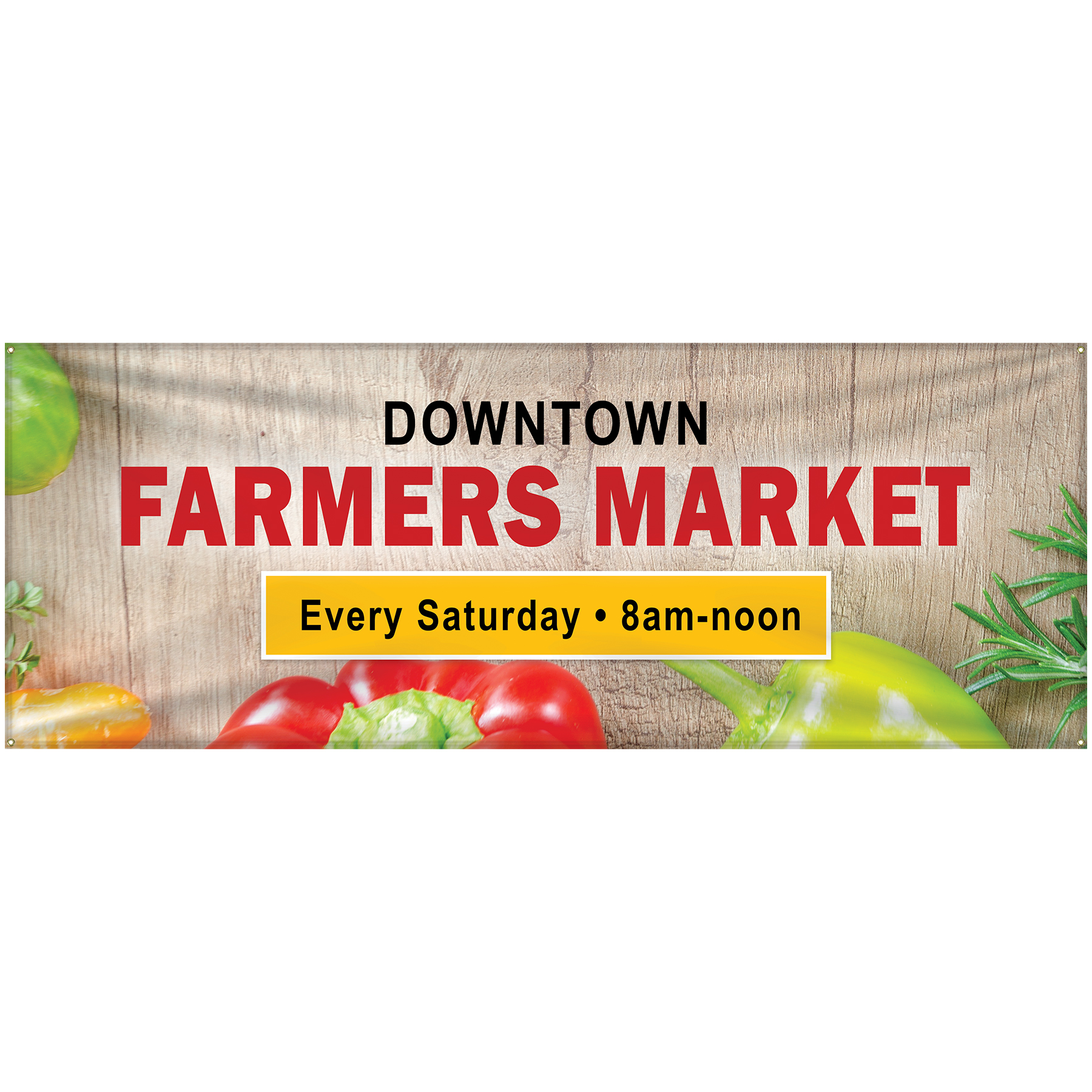 3' x 8' Custom Knitted Polyester Banner 5