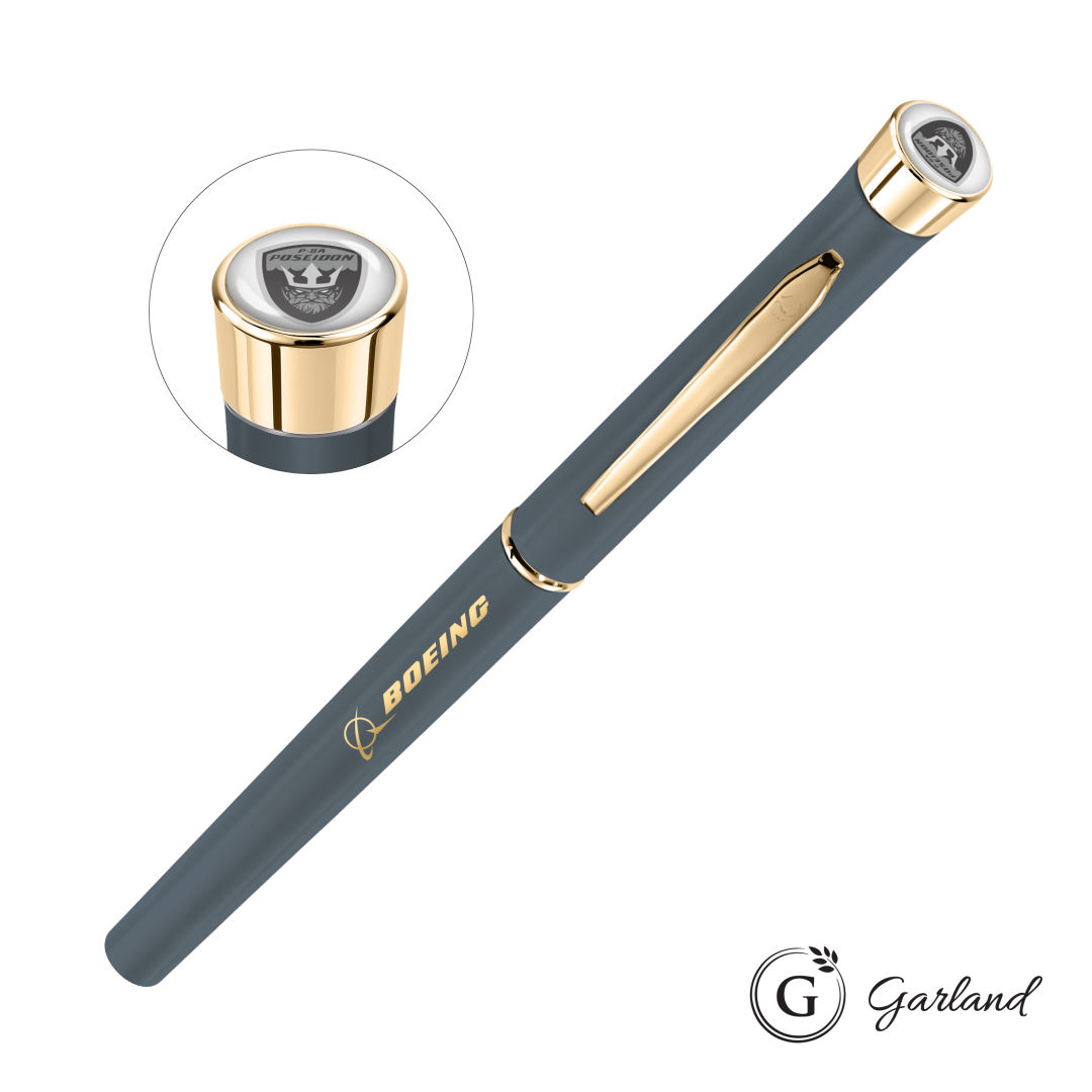 Garland® Color Matte Custom Rollerball Pen - Gold 25
