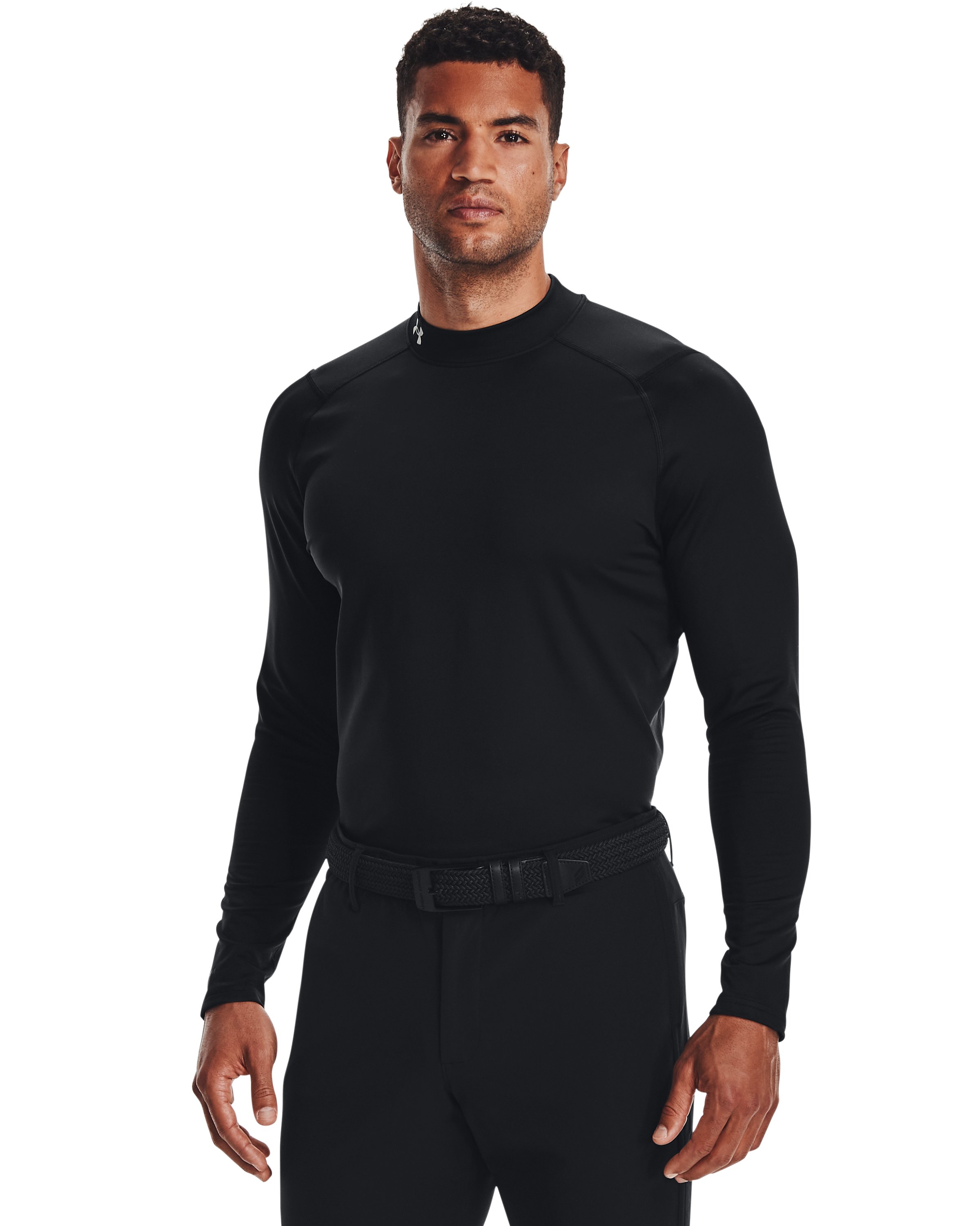 ColdGear Infrared Men's Long Sleeve Golf Mock 4