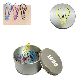 Light Bulb Paper Clips With Tin Box 4