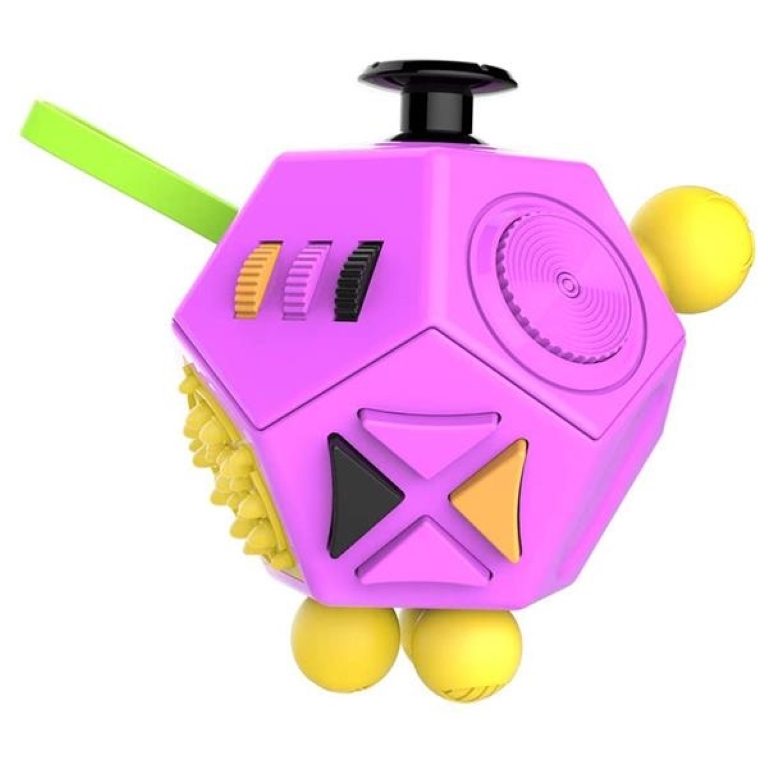 Fidget Dodecagon 12 Side Cube Relieves Stress Anxiety 8