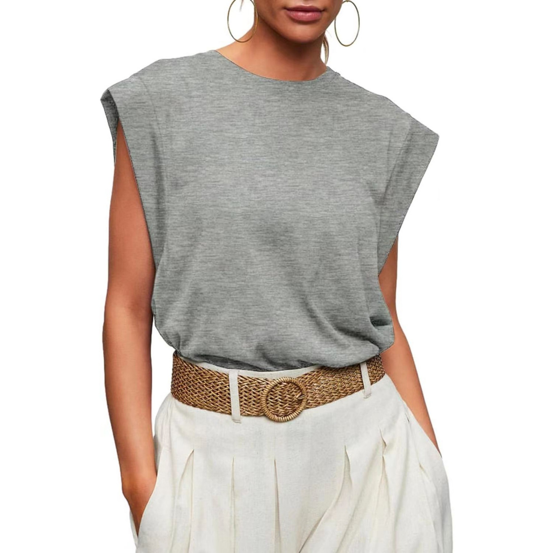 Cap Sleeve Summer Tops 6
