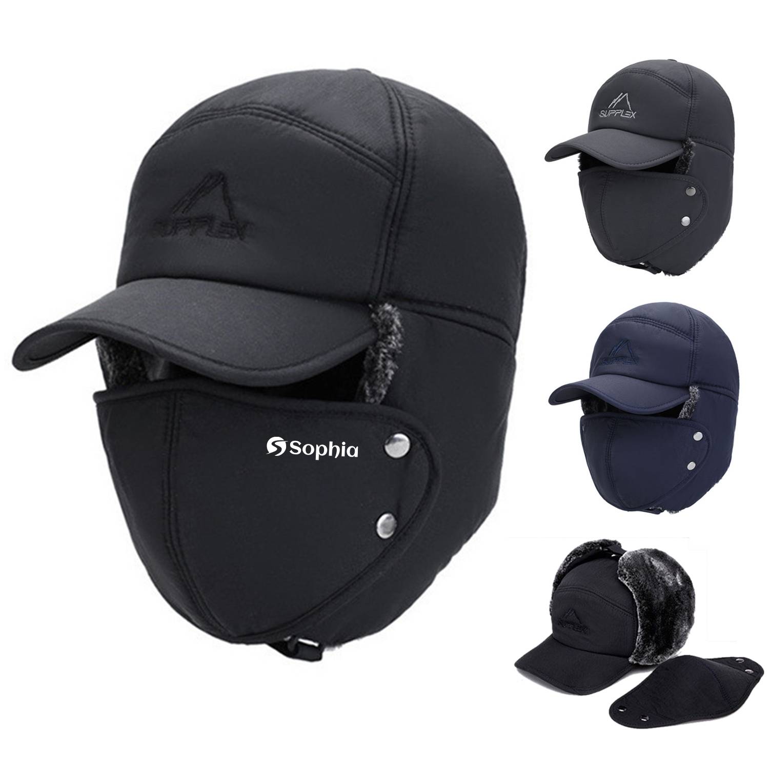 Winter Warm Face Mask Hat