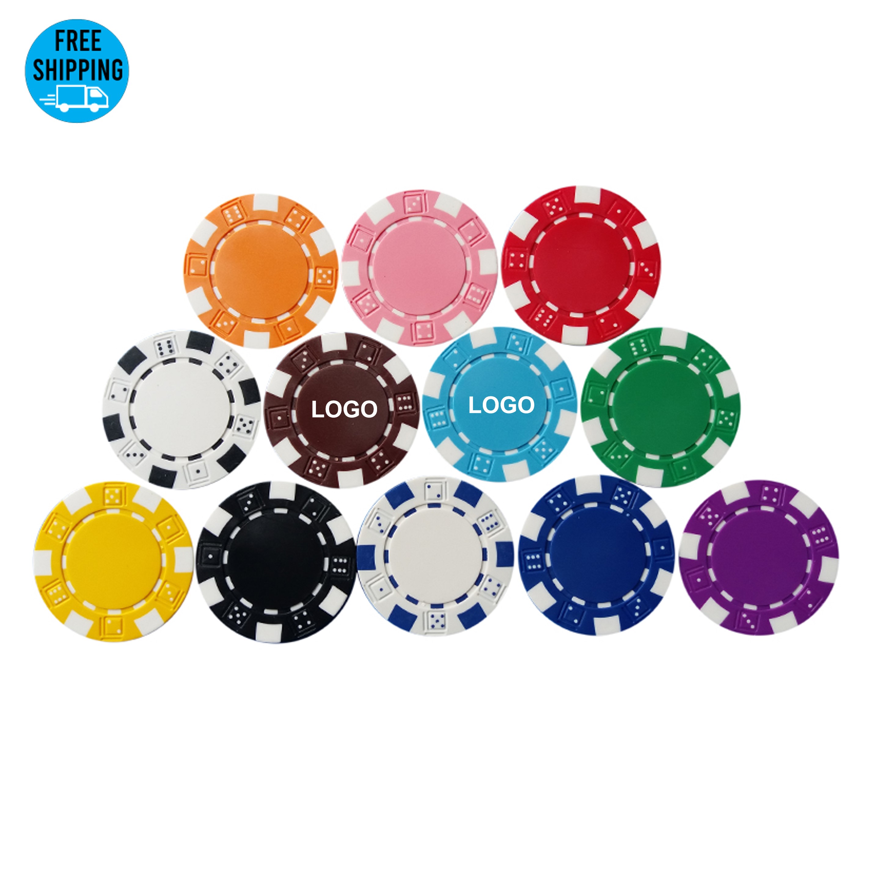 Custom Poker Chip Golf Ball Marker 3