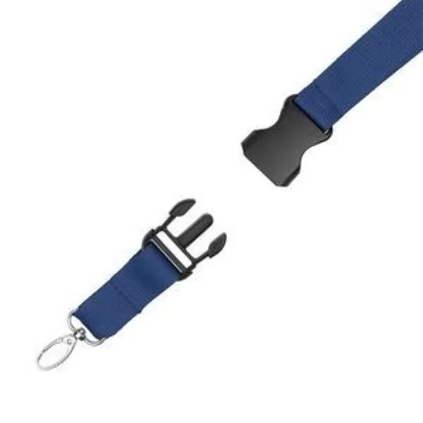 1" Eco Friendly rPET Lanyard with Buckle and Safety Breakawa 7