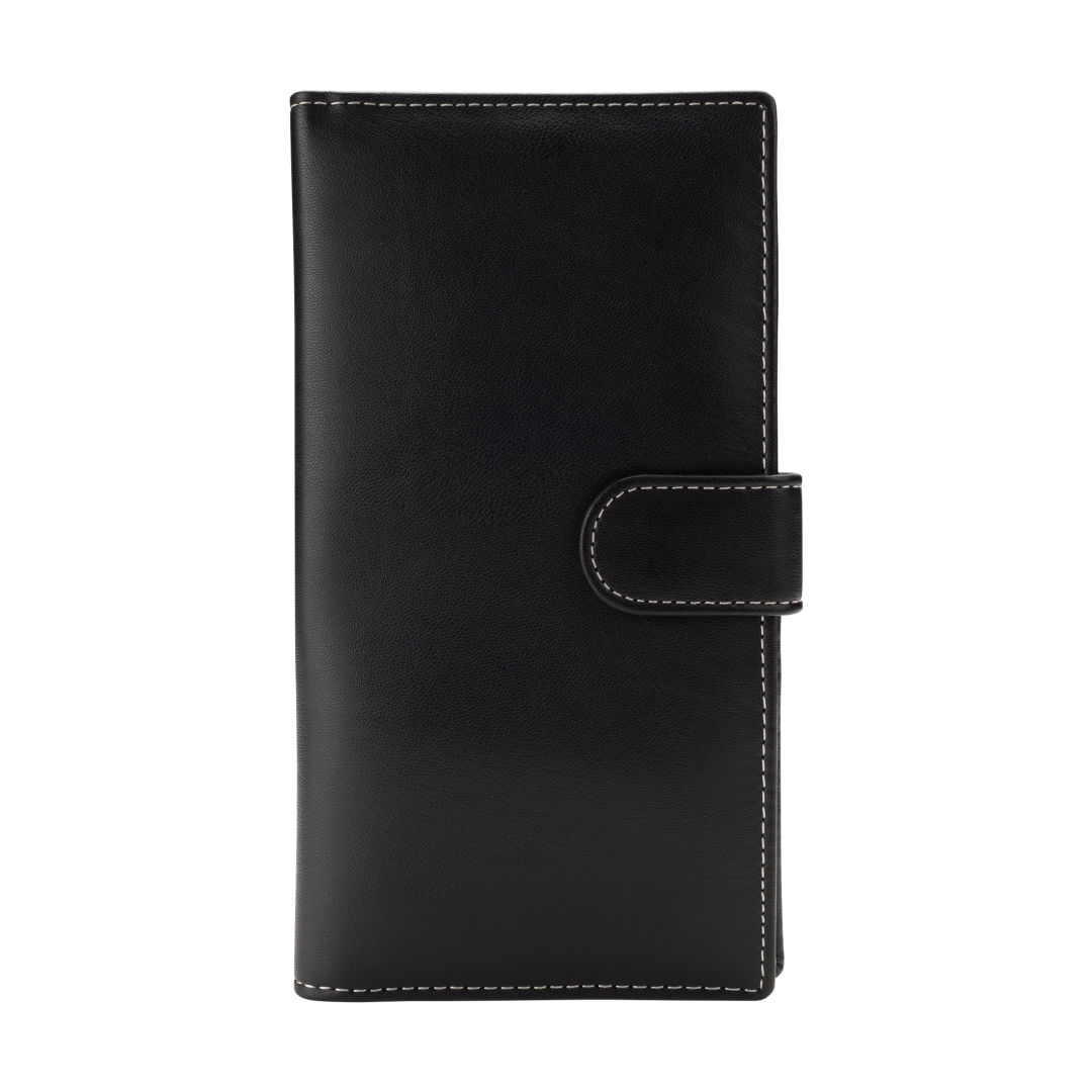 Sarnen Cactus Leather Long Wallet w/Coin Pocket 6