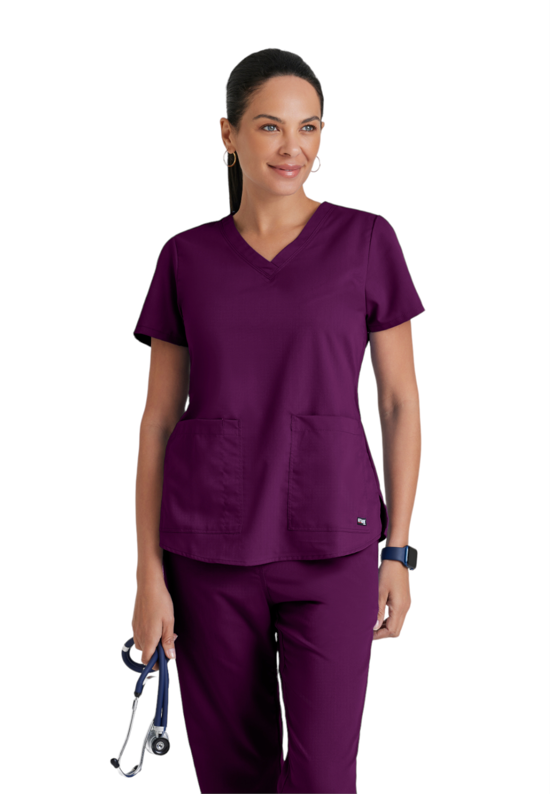 Grey's Anatomy Classic - Women's Two-Pocket V-Neck Aubrey Scrub Top 3