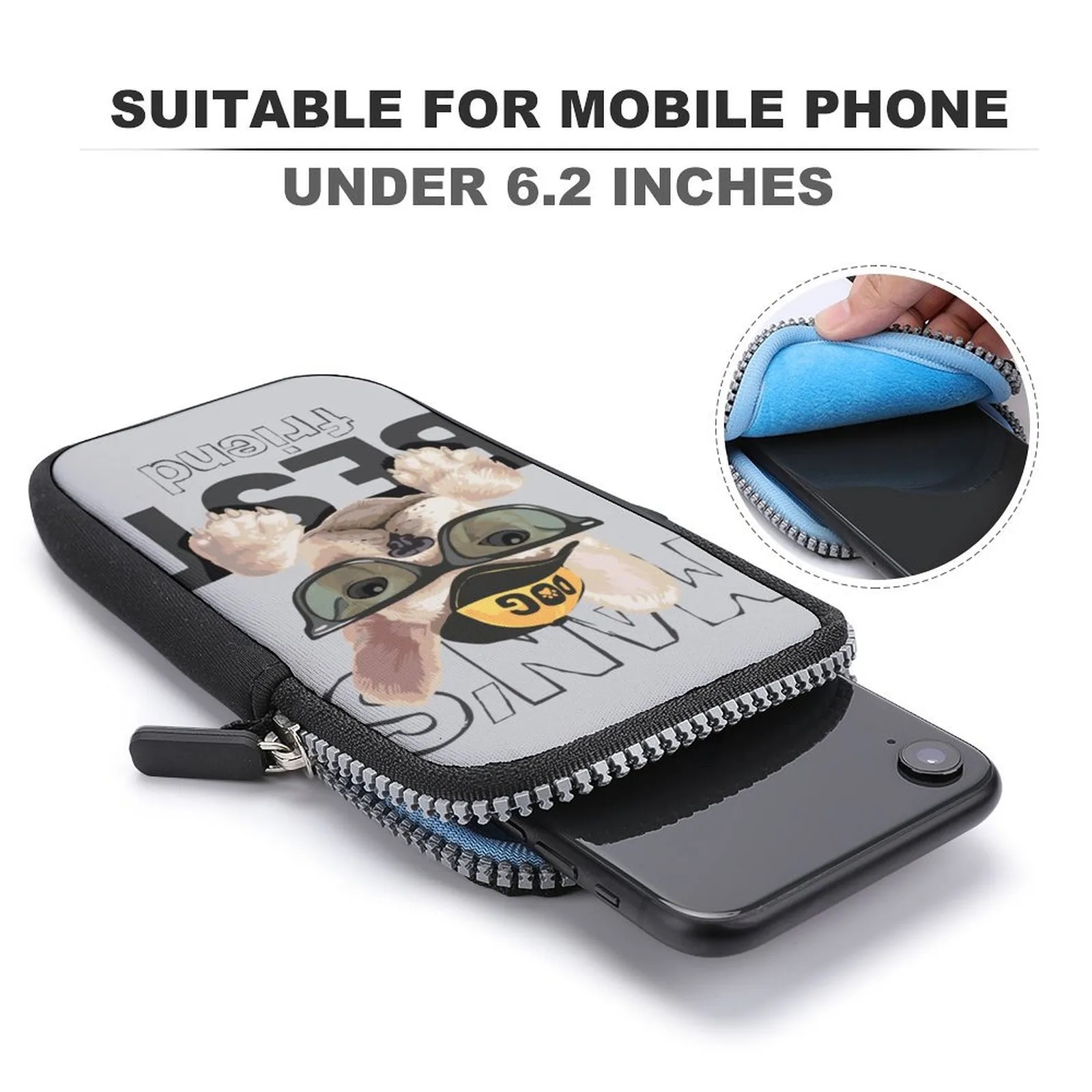 Crossbody Phone Pouch with Adjustable Strap 9