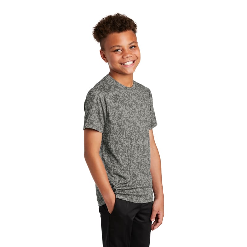 Sport-Tek Youth Digi Camo Tee. 3