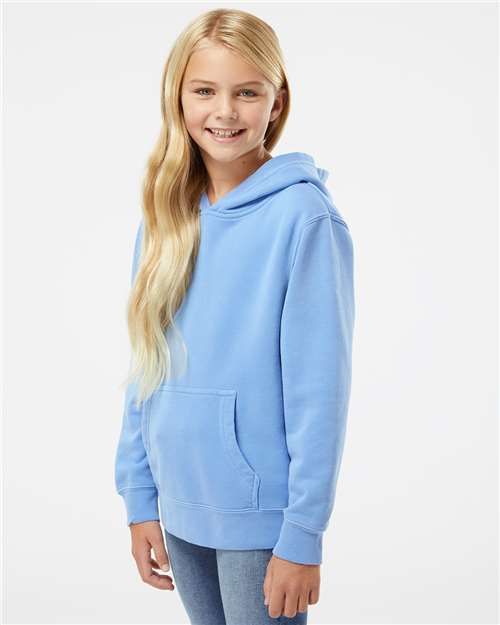Youth Midweight Pigment-Dyed Hooded Sweatshirt - PRM1500Y 25